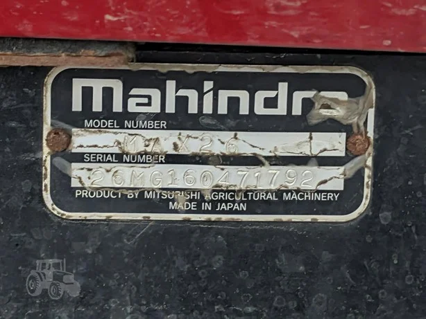 2016 MAHINDRA MAX 26XL - Image 9
